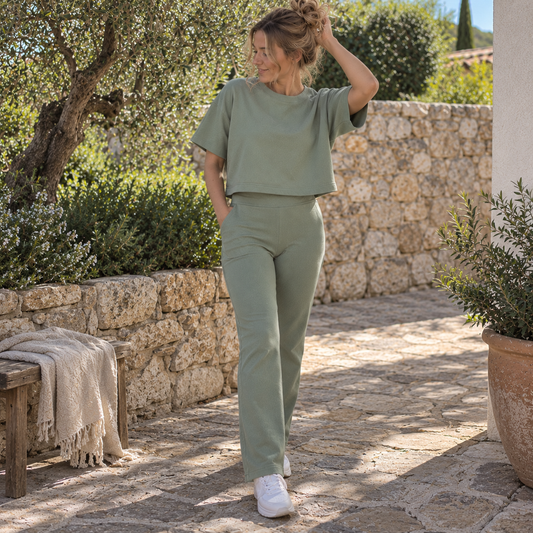 Johanna - Slengbukse og Dolman Topp